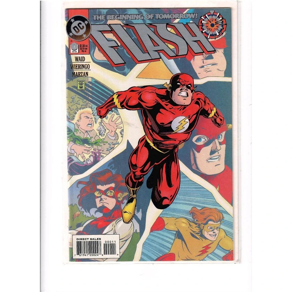 Lot of 7 DC Comics Comic Book Lot Mix Flash Superman Catwoman Teen Titans Azrael